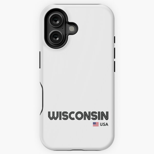 Vista previa del artículo con la obra «Wisconsin - Estados Unidos», diseñado y vendido por Sketch-Shack.