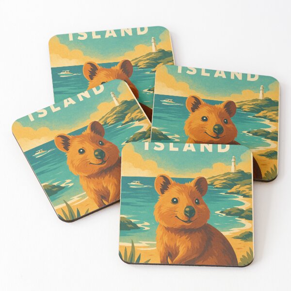 Item preview, Quokka on the Coast of Rottnest Island, Western Australia designed and sold by Places On Earth.