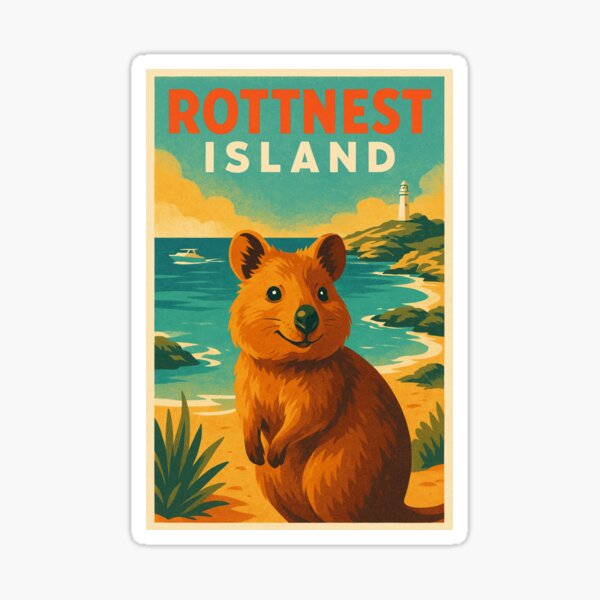 Item preview, Quokka on the Coast of Rottnest Island, Western Australia designed and sold by Places On Earth.
