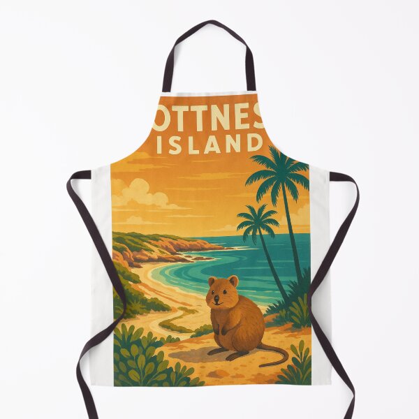 Item preview, Quokka and Sunset Beach View, Rottnest Island Western Australia designed and sold by Places On Earth.