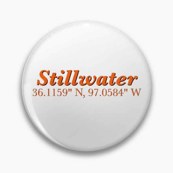 Item preview, Stillwater, Oklahoma Coordinates – Minimalist Location Art designed and sold by AbanaCo.