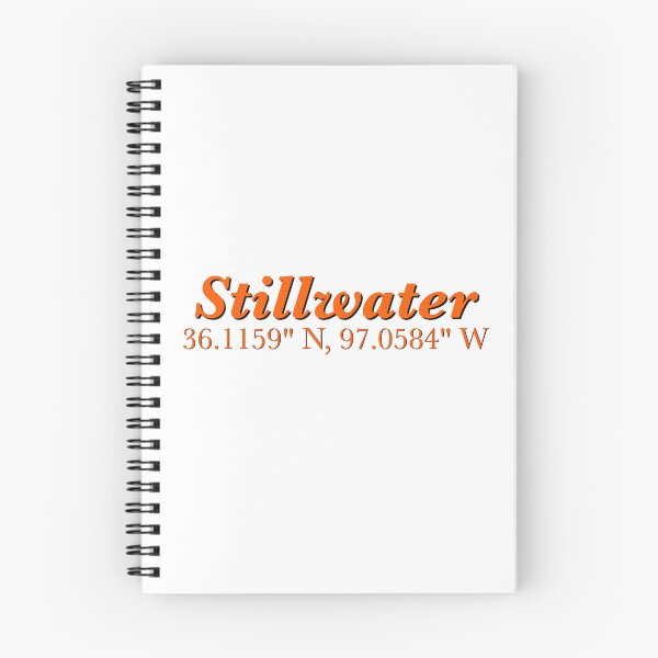 Item preview, Stillwater, Oklahoma Coordinates – Minimalist Location Art designed and sold by AbanaCo.