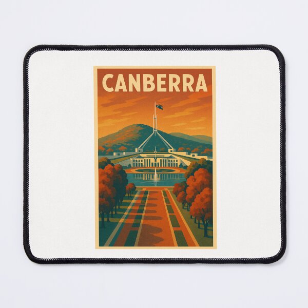 Item preview, Parliament House in Canberra at Sunset, Australian Capital Territory designed and sold by Places On Earth.