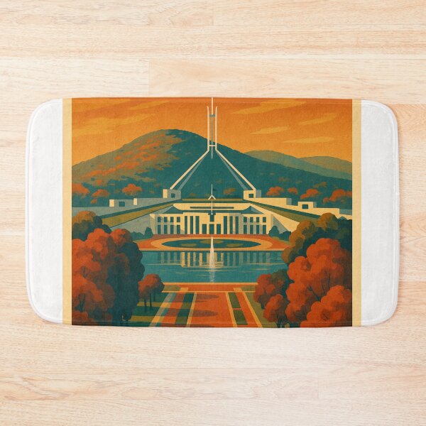 Item preview, Parliament House in Canberra at Sunset, Australian Capital Territory designed and sold by Places On Earth.