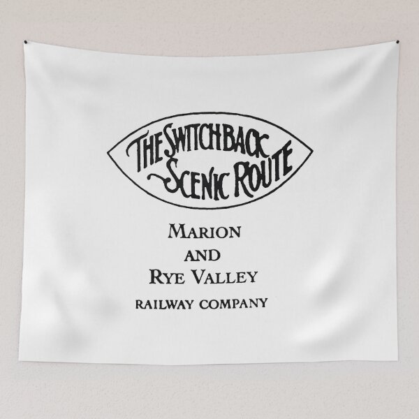 Item preview, Vintage Marion and Rye Valley Railway Company - The Switchback Scenic Route  designed and sold by QuayTradingCo.