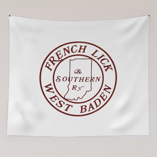 Item preview, Vintage French Lick West Baden and Southern Railroad  designed and sold by QuayTradingCo.