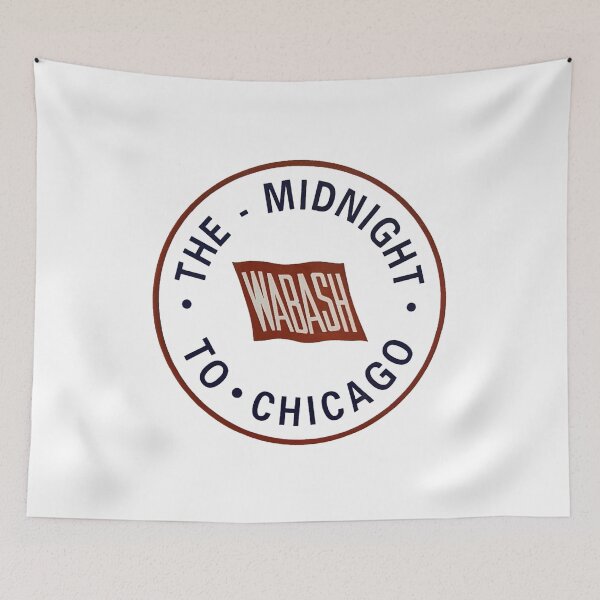 Artikelvorschau, Vintage Wabash Railroad - The Midnight To Chicago entworfen und verkauft von QuayTradingCo.