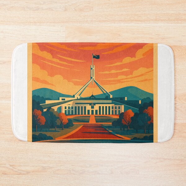 Item preview, Parliament House and Reflection Pool, Canberra ACT Australia designed and sold by Places On Earth.
