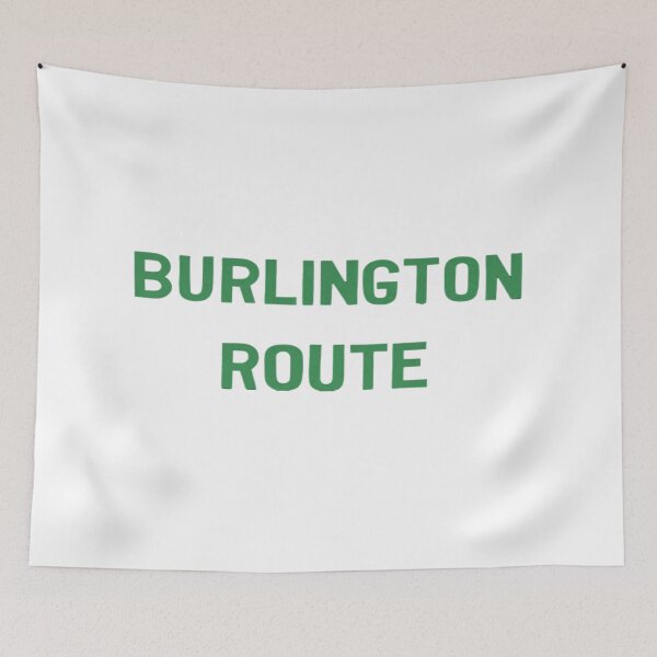 Artikelvorschau, Vintage Chicago, Burlington and Quincy Railroad - Burlington Route entworfen und verkauft von QuayTradingCo.