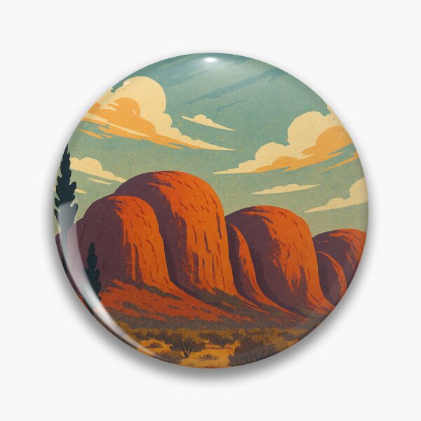 Item preview, Kata Tjuṯa (The Olgas) Domes Under Blue Sky, Northern Territory designed and sold by Places On Earth.