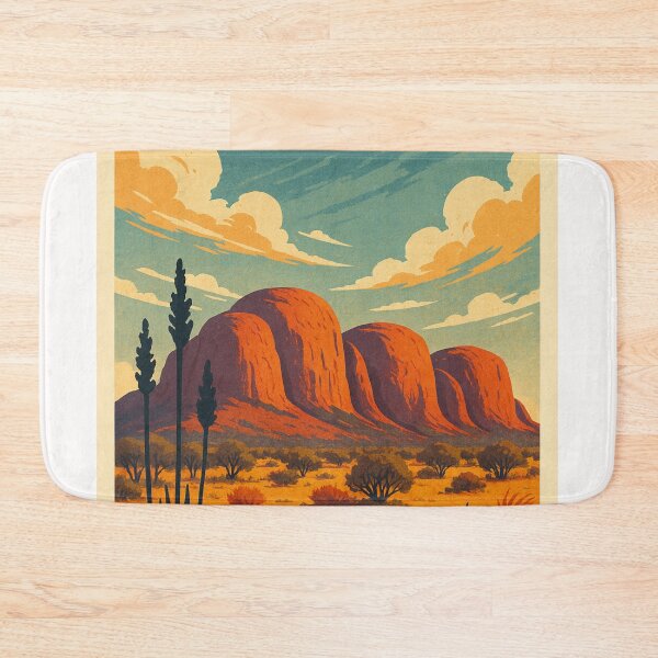 Item preview, Kata Tjuṯa (The Olgas) Domes Under Blue Sky, Northern Territory designed and sold by Places On Earth.