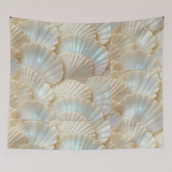 Item preview, shiny white shell designed and sold by LolaCreative622.