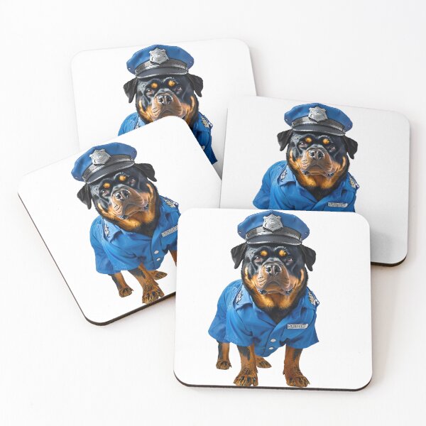 Item preview, Policía de Rottweiler designed and sold by MountAshDesigns.