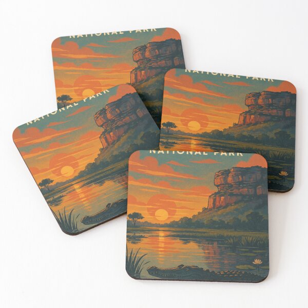 Item preview, Crocodile Lagoon at Sunset, Kakadu National Park Northern Territory designed and sold by Places On Earth.