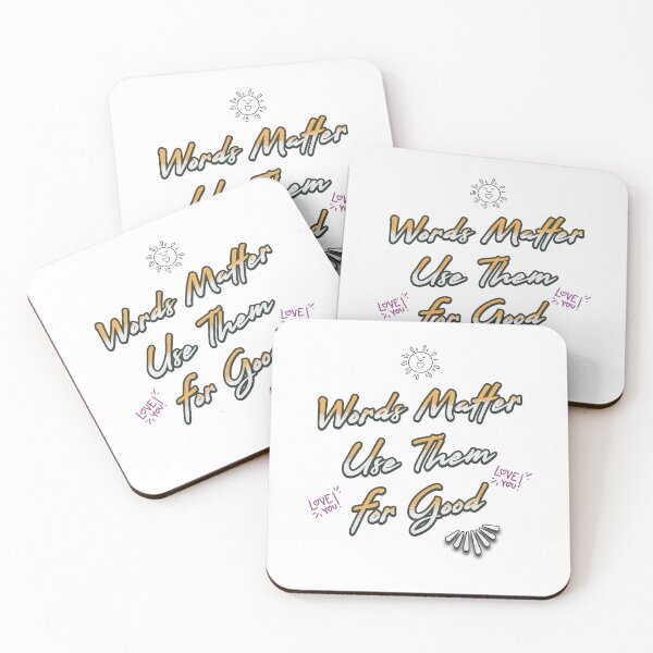 Item preview, Words Matter, Use Them For Good designed and sold by SoulThread Studio.