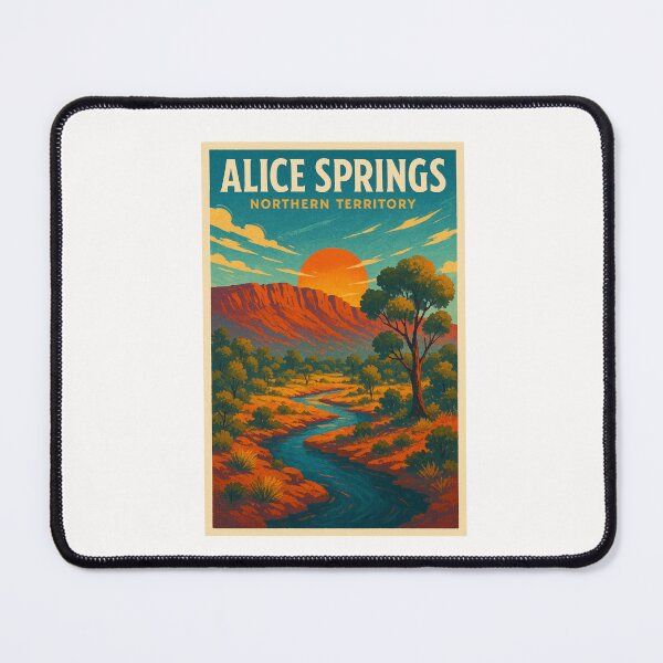 Item preview, Australian Riverbank in Alice Springs, Northern Territory Australia designed and sold by Places On Earth.
