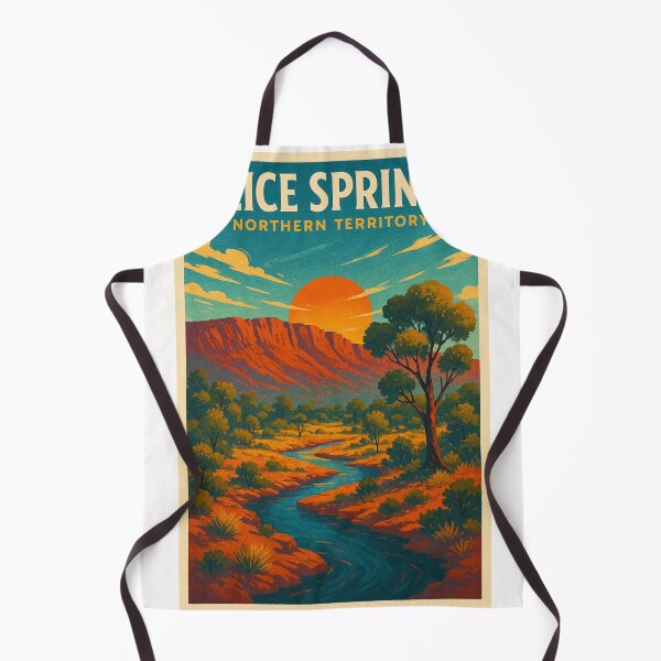 Item preview, Australian Riverbank in Alice Springs, Northern Territory Australia designed and sold by Places On Earth.