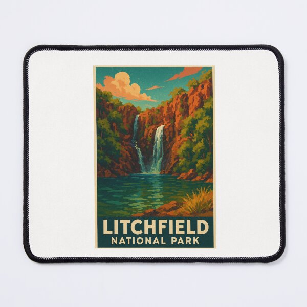 Item preview, Florence Falls in Litchfield National Park, Northern Territory Australia designed and sold by Places On Earth.
