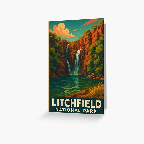 Item preview, Florence Falls in Litchfield National Park, Northern Territory Australia designed and sold by placesonearth.