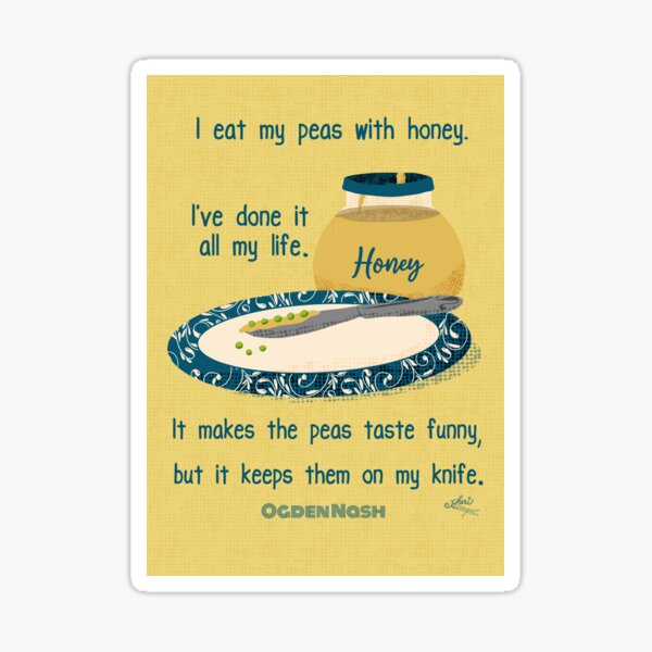 Item preview, Peas and Honey Poster Style designed and sold by Sheri42.