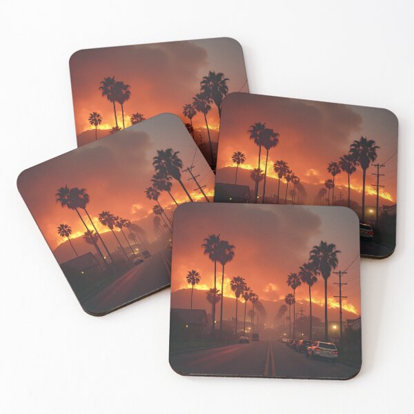 Item preview, when the hills of Los Angeles are burning designed and sold by Sillybiscuit77.