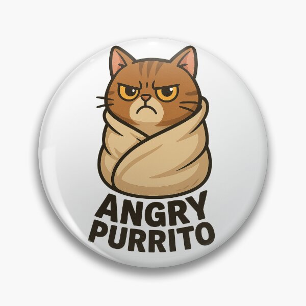 Item preview, Angry Purrito designed and sold by Morgan Ford.