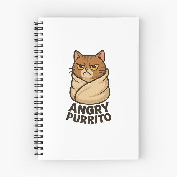 Item preview, Angry Purrito designed and sold by Morgan Ford.
