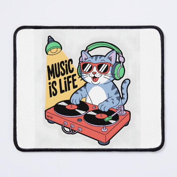 Item preview, Cool Cat DJ designed and sold by vambrosio15.
