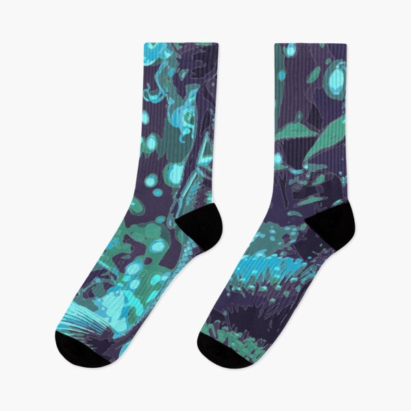 Item preview, Mystical Mermaid Underwater Glow – Fantasy Ocean Art designed and sold by LuxuryApparels.
