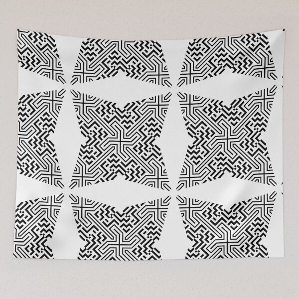 Item preview, Retro Art Deco Geometric Pattern 24.085.5 designed and sold by Space & Care - Art Deco GeoMetrica.