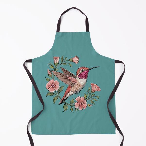 Item preview, Rufous Hummingbird Among Blossoms designed and sold by BirdsnStuff.