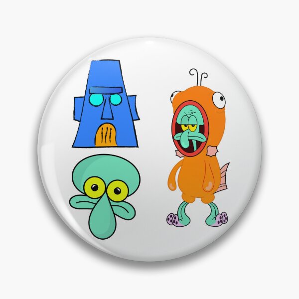 Item preview, Pack 4 Spongebob Squidward tentacles, squidward house and squidward loser designed and sold by DibujandoPorfa.