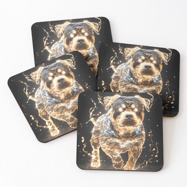 Item preview, Rottweiler resplandeciente designed and sold by MountAshDesigns.