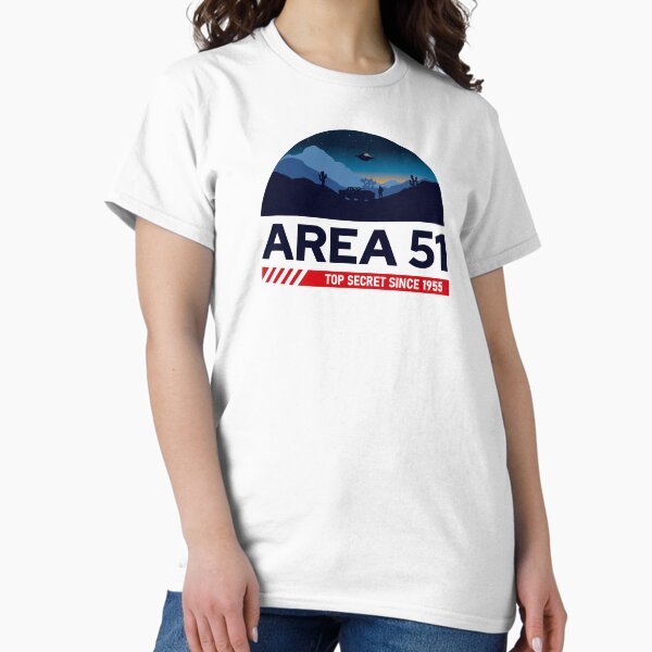 Item preview, Area 51 Security Alien Tee Top Secret UFO Encounter Scene designed and sold by GAartist.