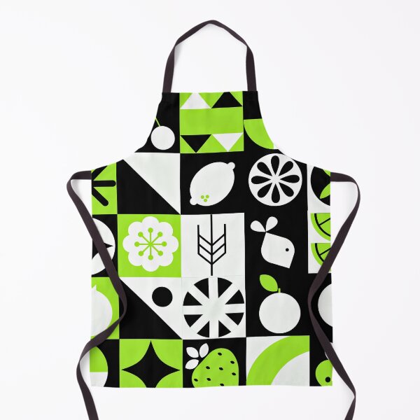 Item preview, Mid-Century Modern Bauhaus Lime Green, White, Black Design designed and sold by DEC02.