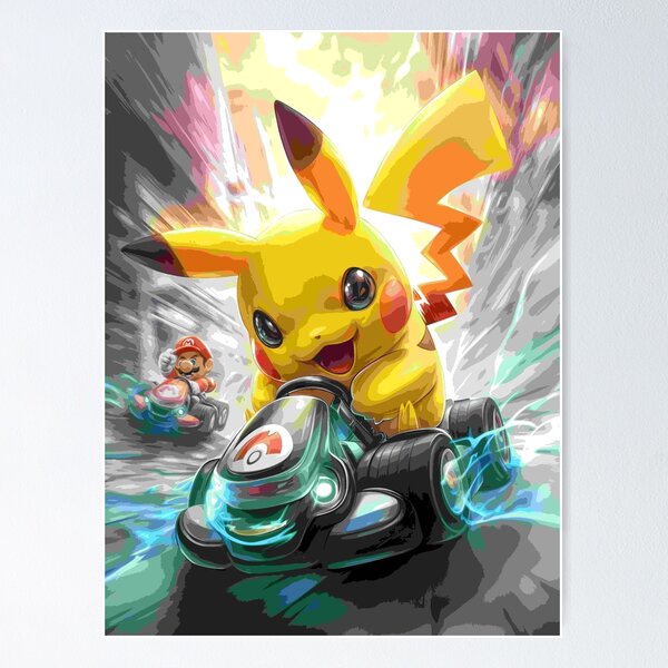 Item preview, New Player Enters the Race! designed and sold by MrComiCanvas.