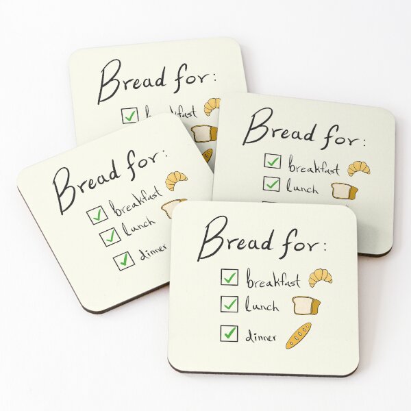 Item preview, Bread for breakfast lunch and dinner designed and sold by SweetlyStudios.