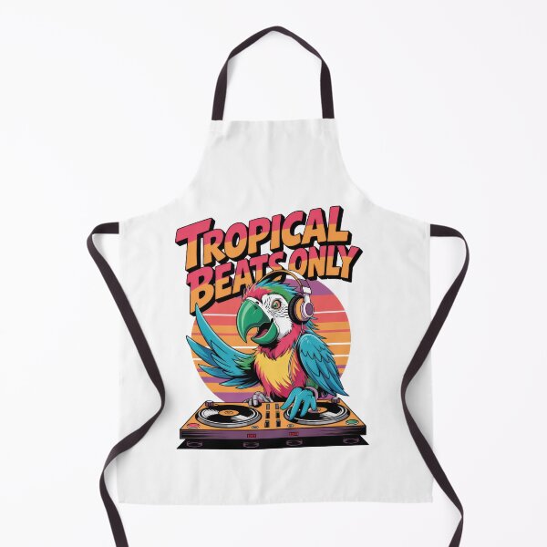 Item preview, Tropical Beats Only – DJ Parrot Summer Music Vibes designed and sold by EpicMediaShop.