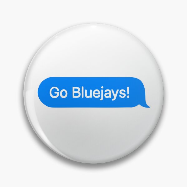 Item preview, Go Bluejays! – iPhone Message Style Art designed and sold by AbanaCo.
