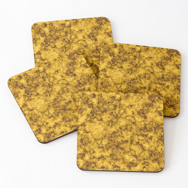 Item preview, yellow brown marble with dark veins designed and sold by fuzzyfox.