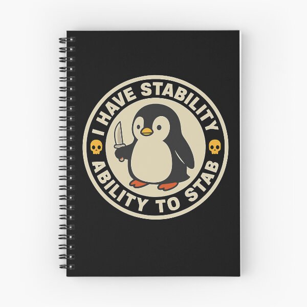 Item preview, Penguin I Have Stability Ability To Stab Funny Cute Penguin designed and sold by TynesDesign.