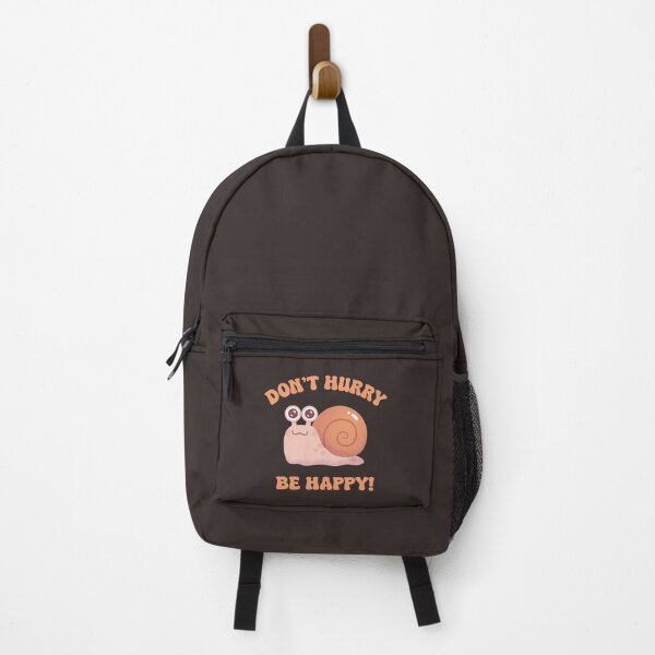 Item preview, Cute Snail Dont Hurry Be Happy Funny Quote designed and sold by rustydoodle.