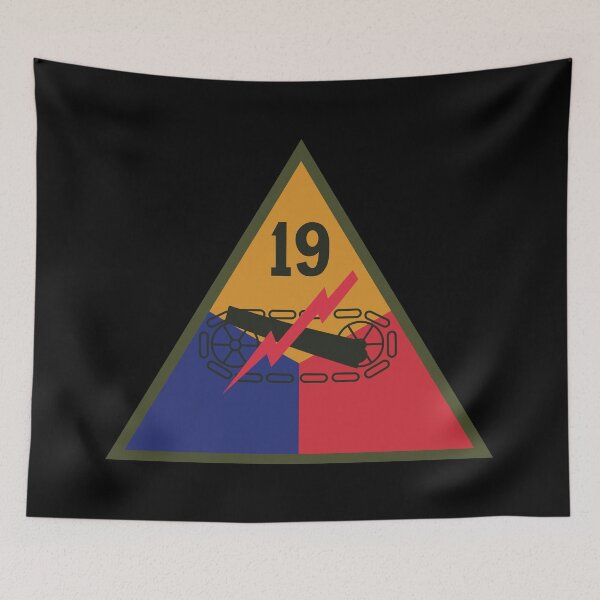 Item preview, SSI - 19th Armored Division X 300 designed and sold by Military Insignia Products.