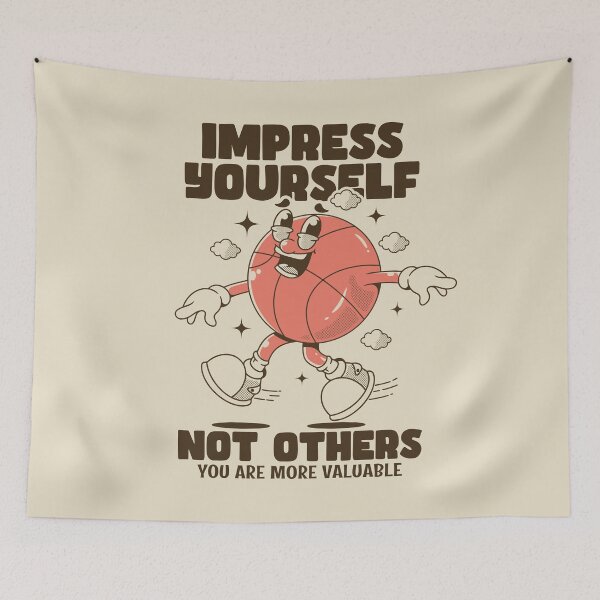 Item preview, Impress yourself, not others. Basketball character designed and sold by adipra.