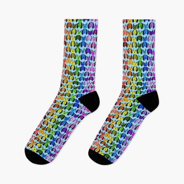 Item preview, Happy Rainbow Dogs and Cats designed and sold by Kyle Lefort.