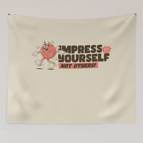 Item preview, Impress yourself, not others. Basketball character designed and sold by adipra.