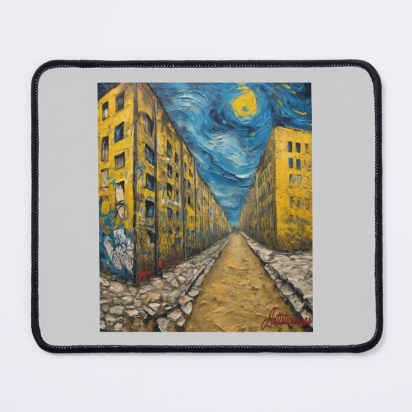 Item preview, Urban Twilight in a Starry Alleyway designed and sold by Artisticanvas.