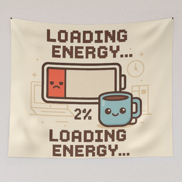 Item preview, Loading Mood Pixel Design Monday Office designed and sold by All Creative Designer.