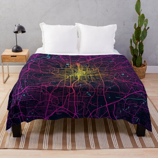 Item preview, Atlanta City Map of Georgia, USA - Neon designed and sold by deMAP.