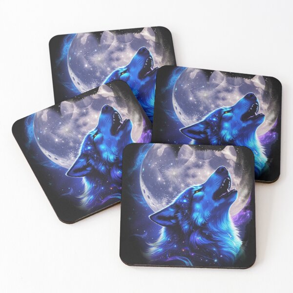 Item preview, Galaxy Wolf Howling designed and sold by KA DESIGNS.